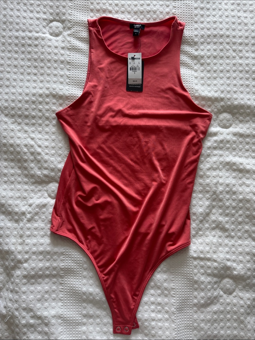 Express Sleeveless High-Neck Bodysuit